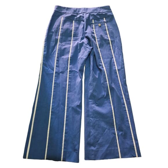 Derek Lam Striped Wide Leg  Culottes Trouser in Blue size 8 - Picture 3 of 8